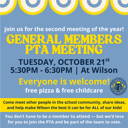 General PTA Meeting